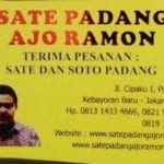 Sate Padang Ajo Ramon