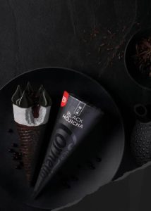 Walls Cornetto black houjicha