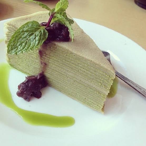 Sushi Tei Mille Crepe Matcha
