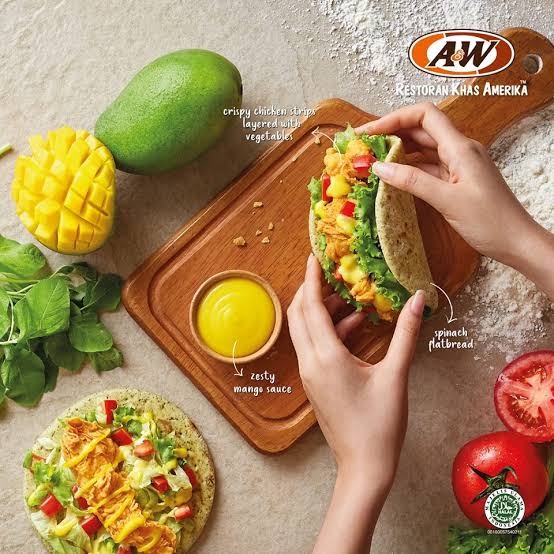 A&W Vegie Mango Pocket