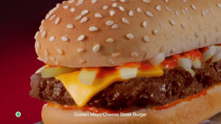 Mc. D Mayo Cheese Steak Burger
