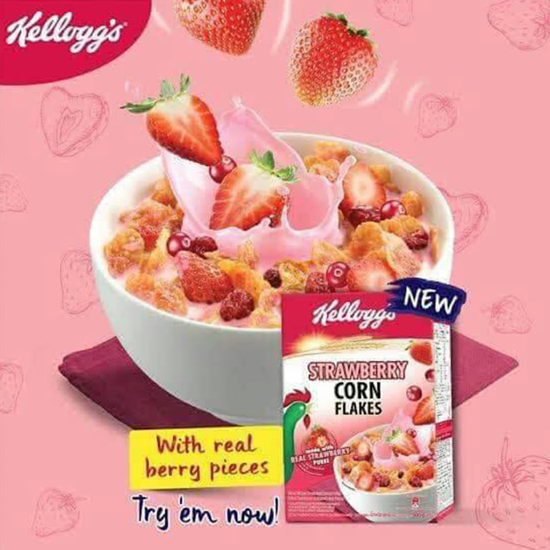 Kellogg’s Strawberry Cornflakes