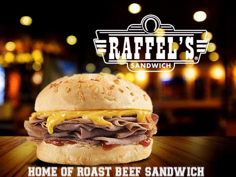 Raffel’s Sandwich Beef and Cheddar Melt